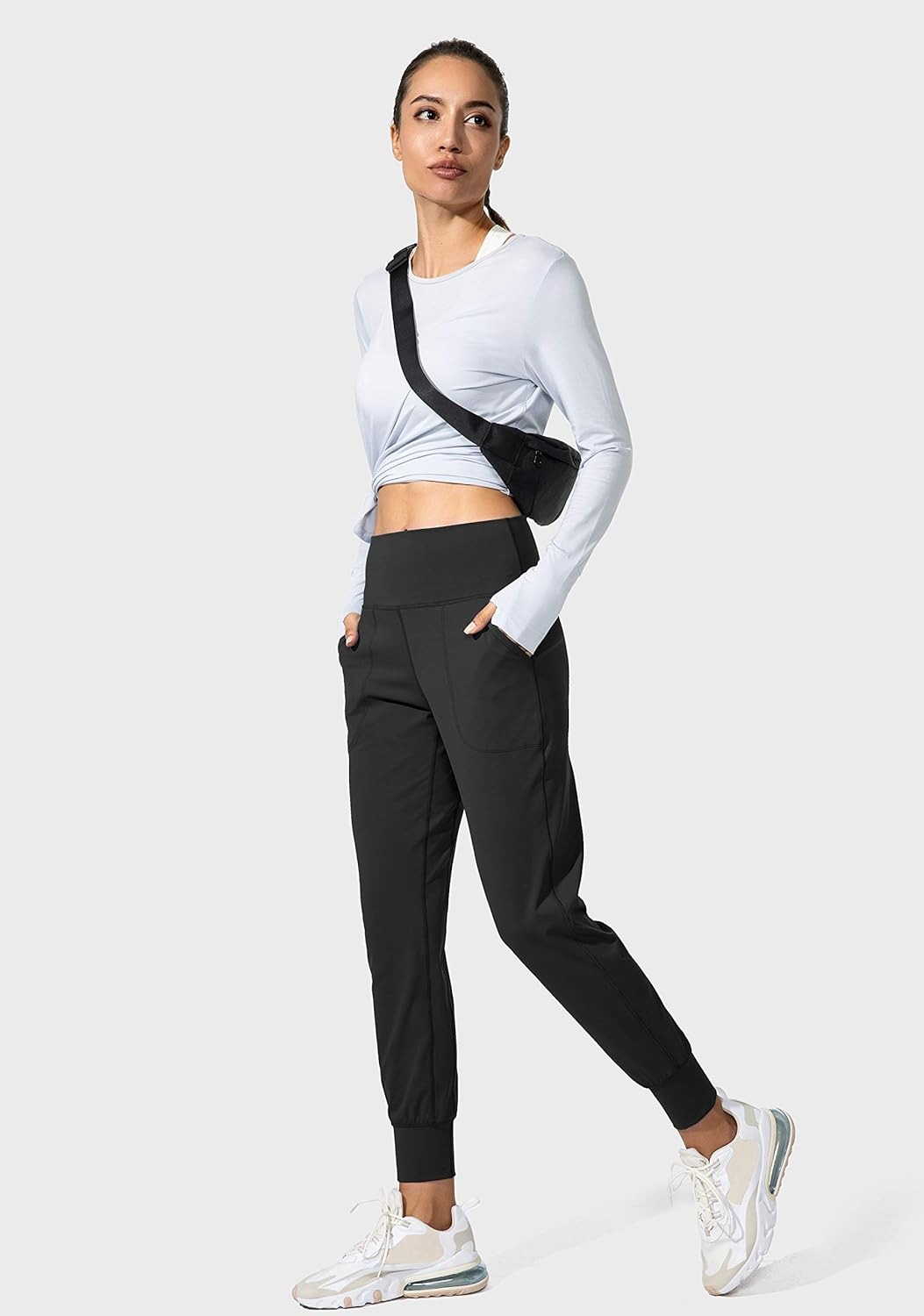 Women's Joggers High Waisted Yoga Pants with Pockets 