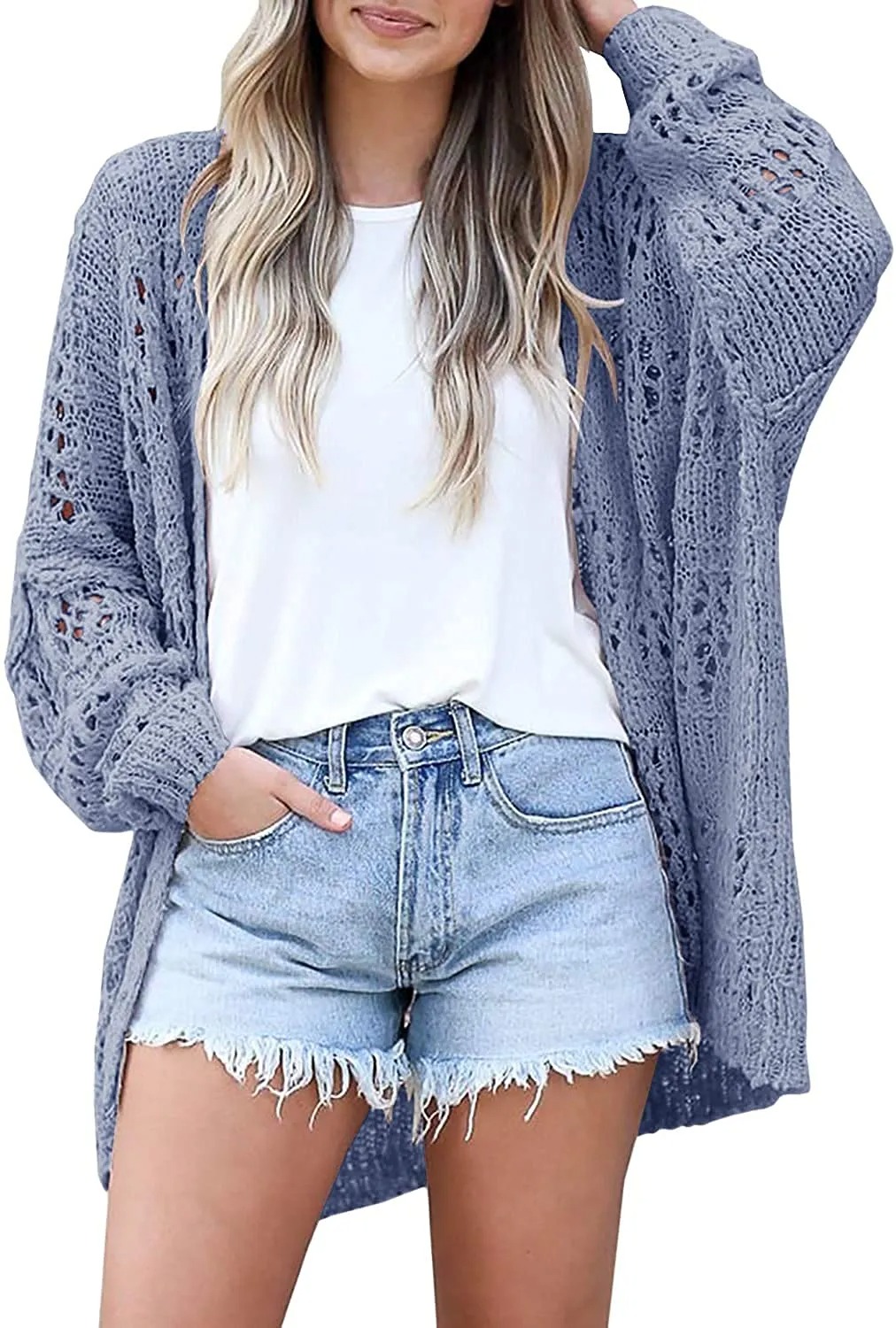 HOT SALE Women Spring Netted Crochet Cardigans Sweaters(Buy 2 Free Shipping)