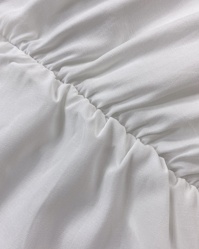 Women's Casual V-Neck Half Sleeve Ruched Jumpsuit