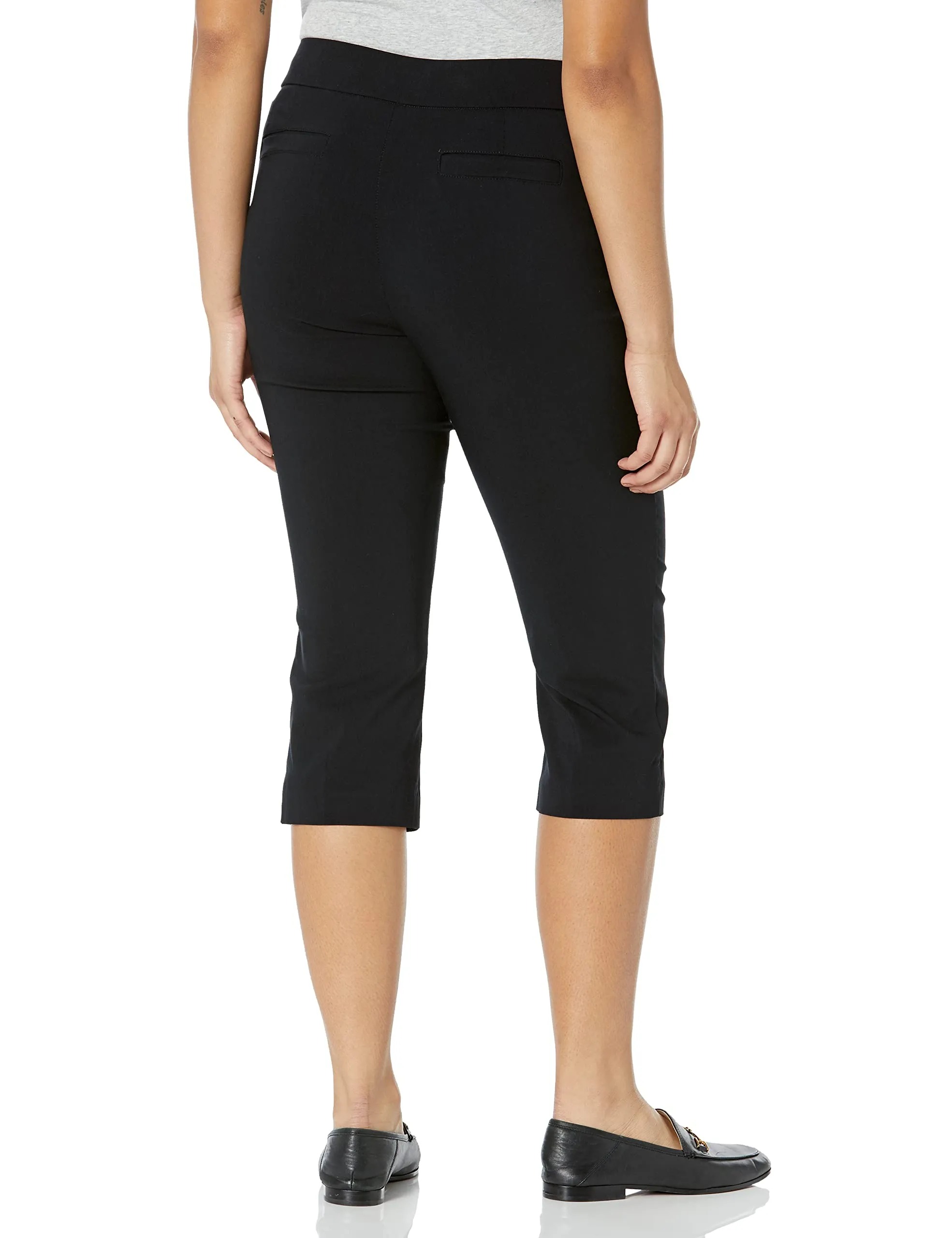 HOT SALE Women's High Waist Pull on Capri L Pocket