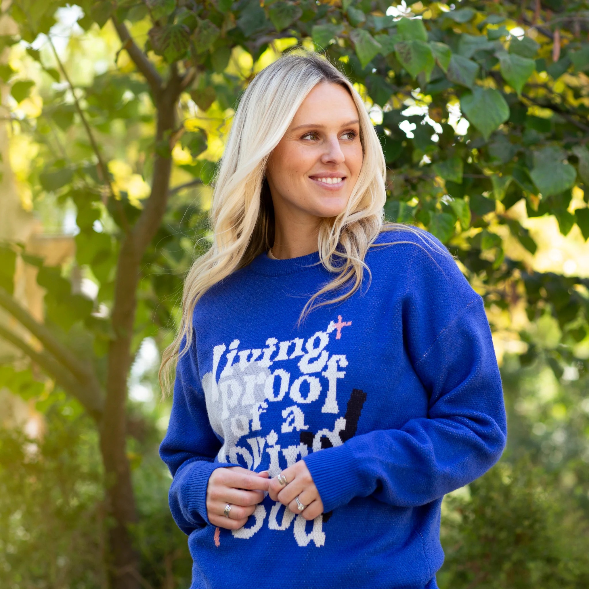 Women's Oversized Graphic Knit Sweater – Comfortable Statement Tops with Diverse Print Designs