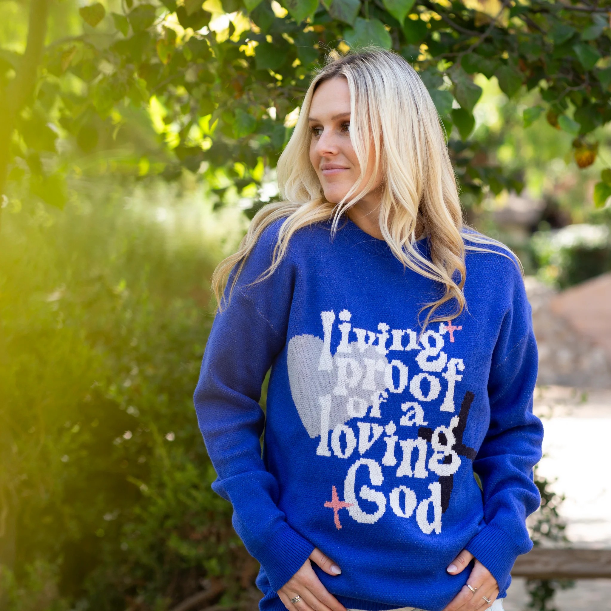 Women's Oversized Graphic Knit Sweater – Comfortable Statement Tops with Diverse Print Designs