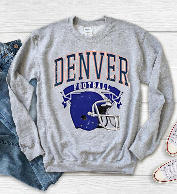 Vintage Hometown Football Graphic Sweatshirts