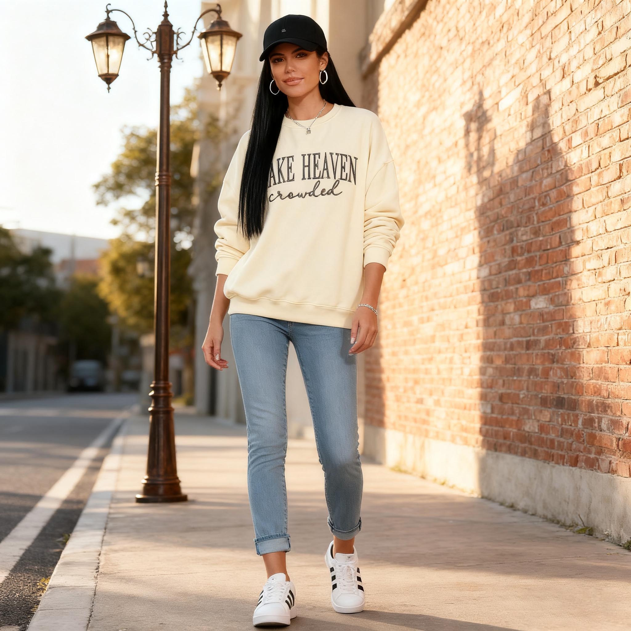 Make Heaven Crowded Custom Sweatshirt - Perfect Christian Gift