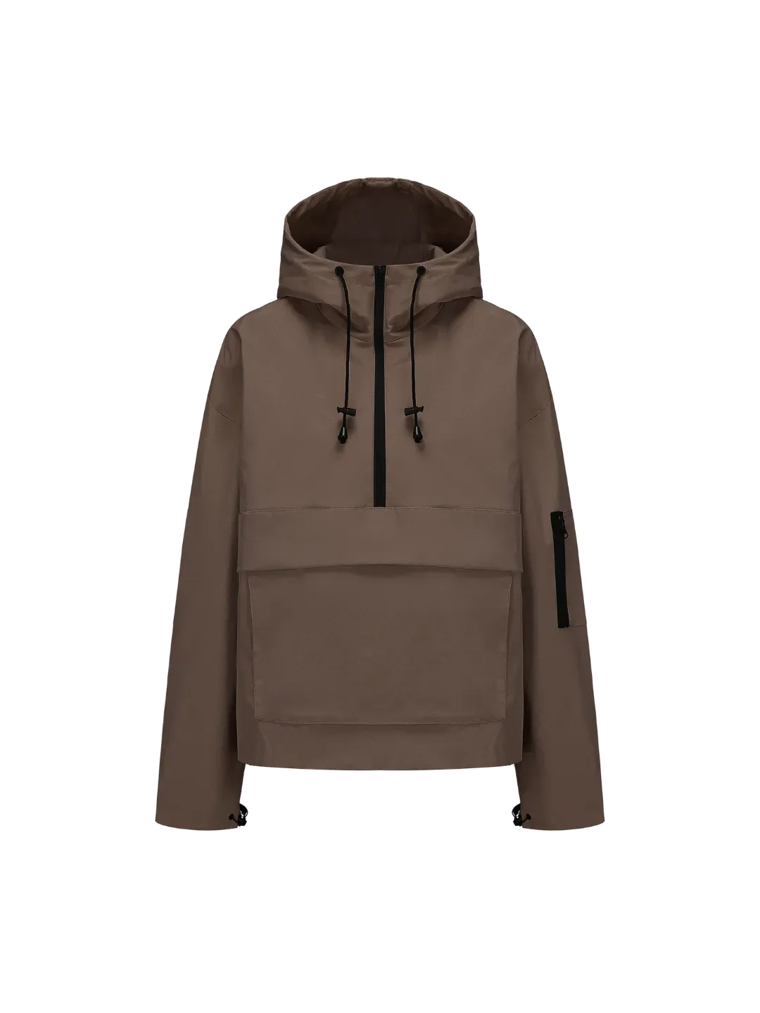 Limited time sale🔥Fleece-lined Waterproof Raincoat Hoodie With Kangaroo Pocket