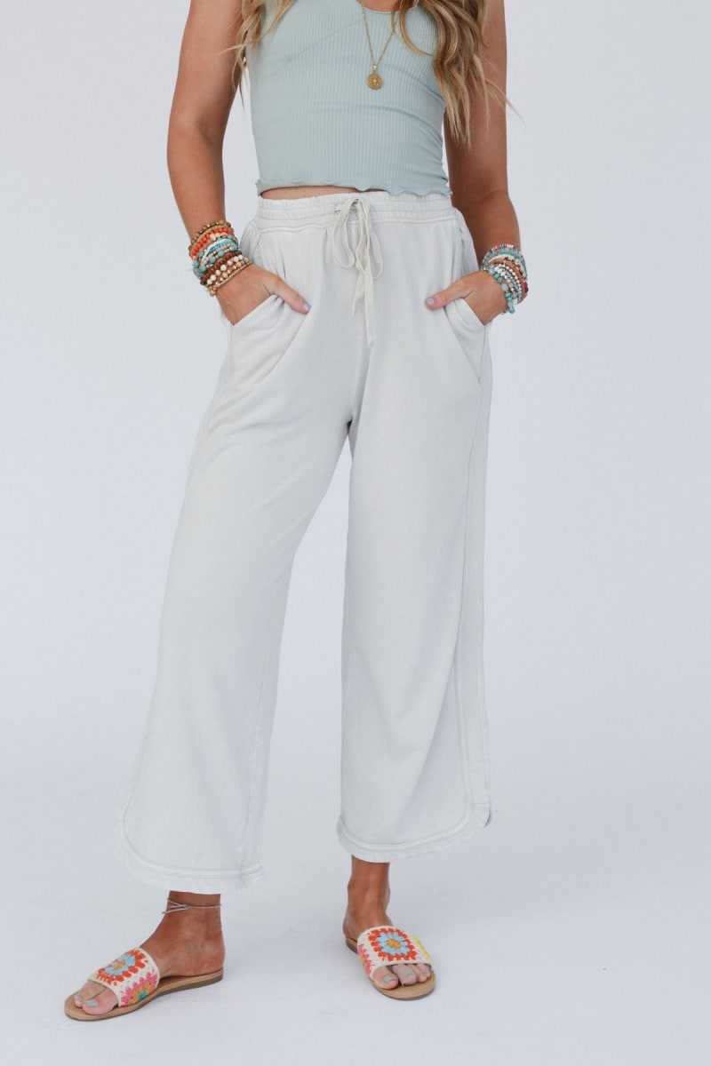 So Comfy Wide Leg Pant Cropped Length (buy 2 free shipping)