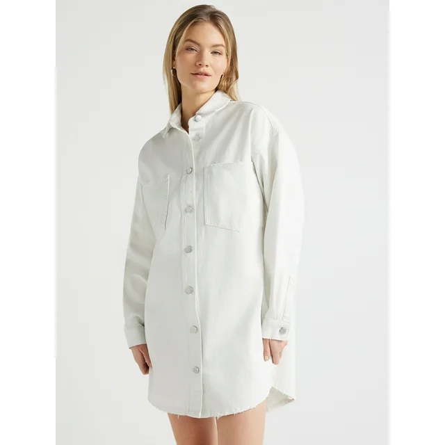 2024 Women's Denim Shirt Dress (BUY 2 FREE SHIPPING)