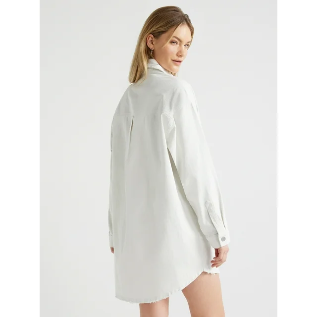 2024 Women's Denim Shirt Dress (BUY 2 FREE SHIPPING)