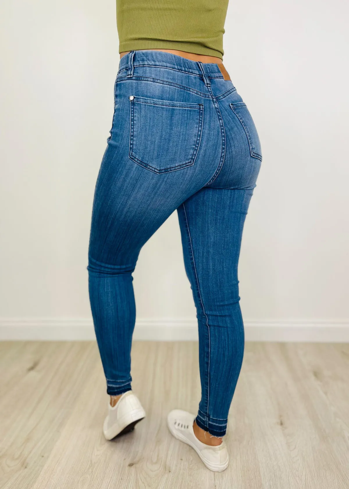 Hot Sale🔥🔥Tummy Control Pull On Skinny Jeans(Buy 2 Free Shipping)