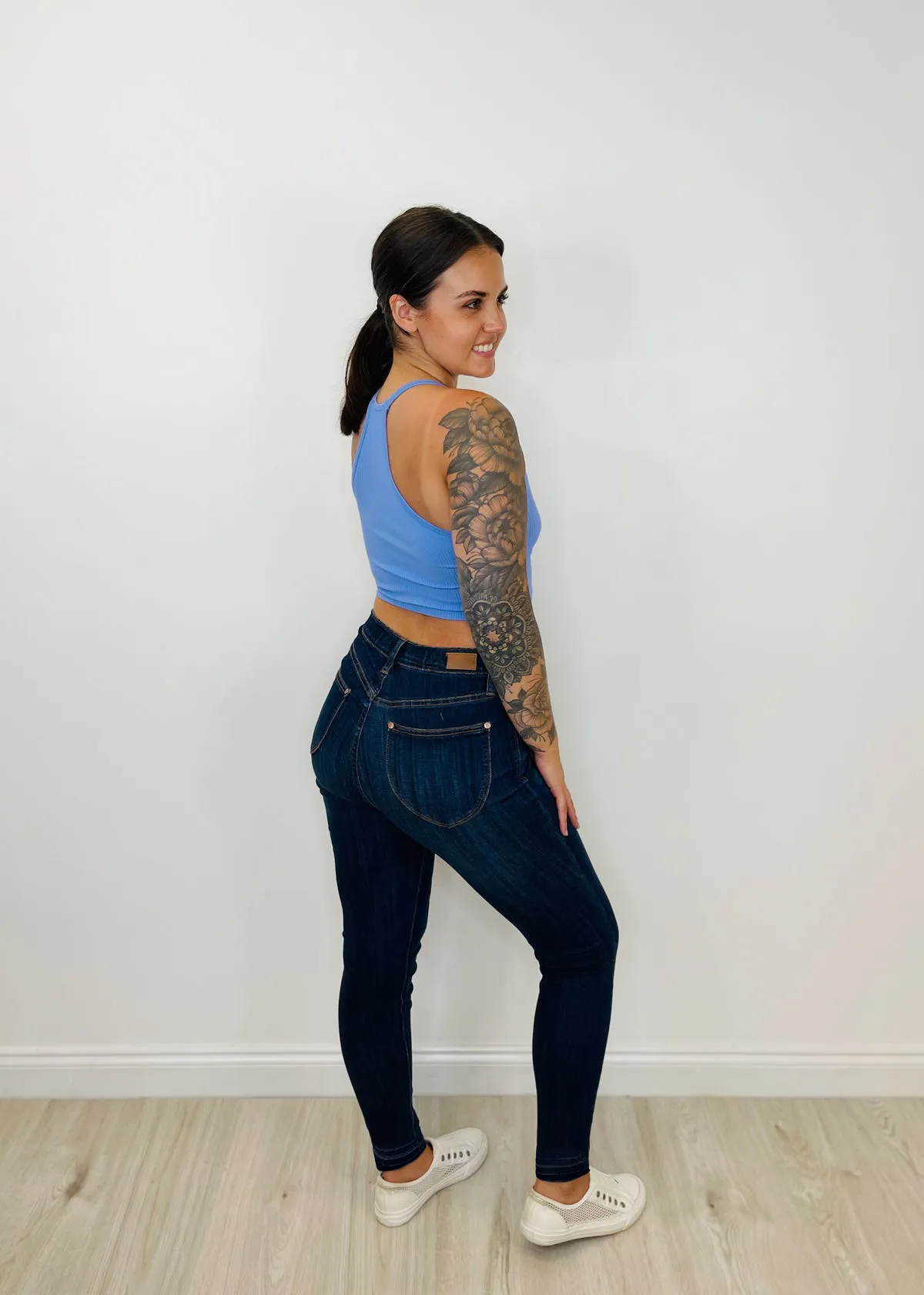 Hot Sale🔥🔥Tummy Control Pull On Skinny Jeans(Buy 2 Free Shipping)