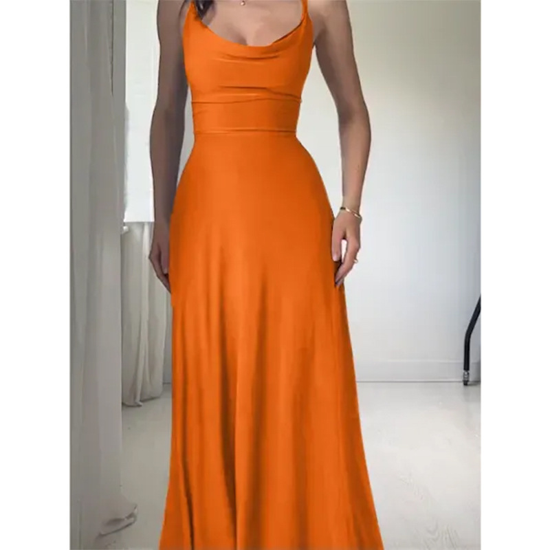 STRAPPY SOLID COLOR MIDI DRESS(BUY 2 FREE SHIPPING)