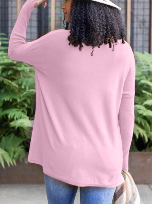 Long Sleeve Thumbhole Sweater Pocket Tunic (Buy 2 Free Shipping)