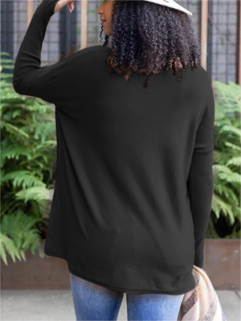 Long Sleeve Thumbhole Sweater Pocket Tunic (Buy 2 Free Shipping)