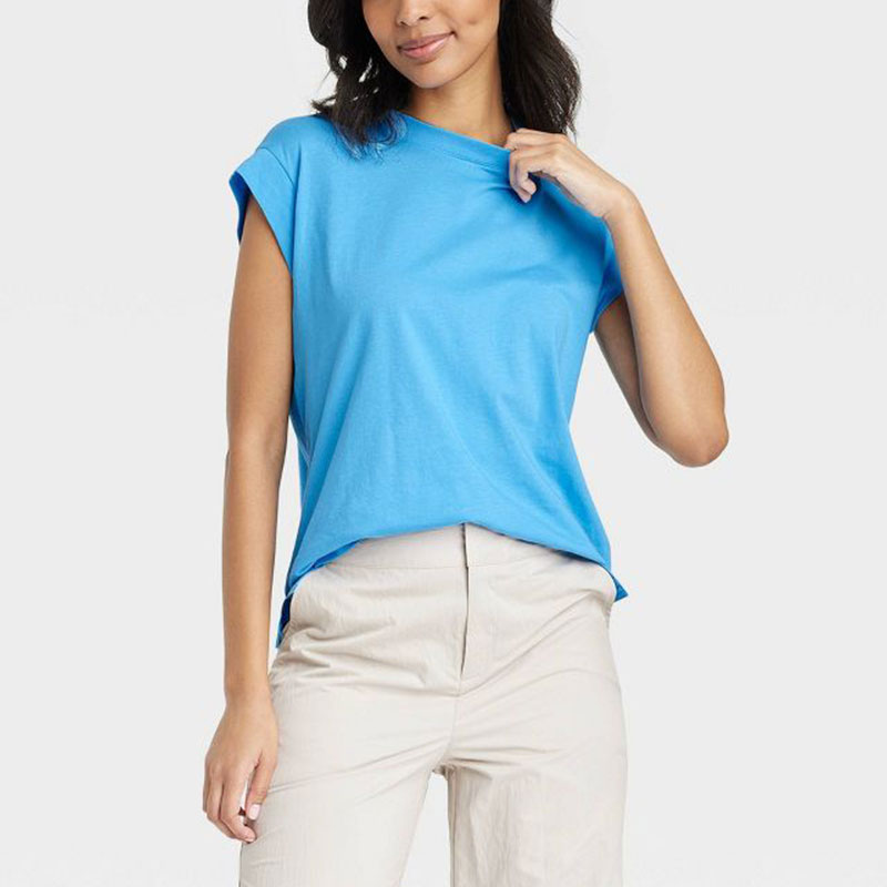 Cap Sleeve T-Shirt Summer Loose Tunic Tank Top