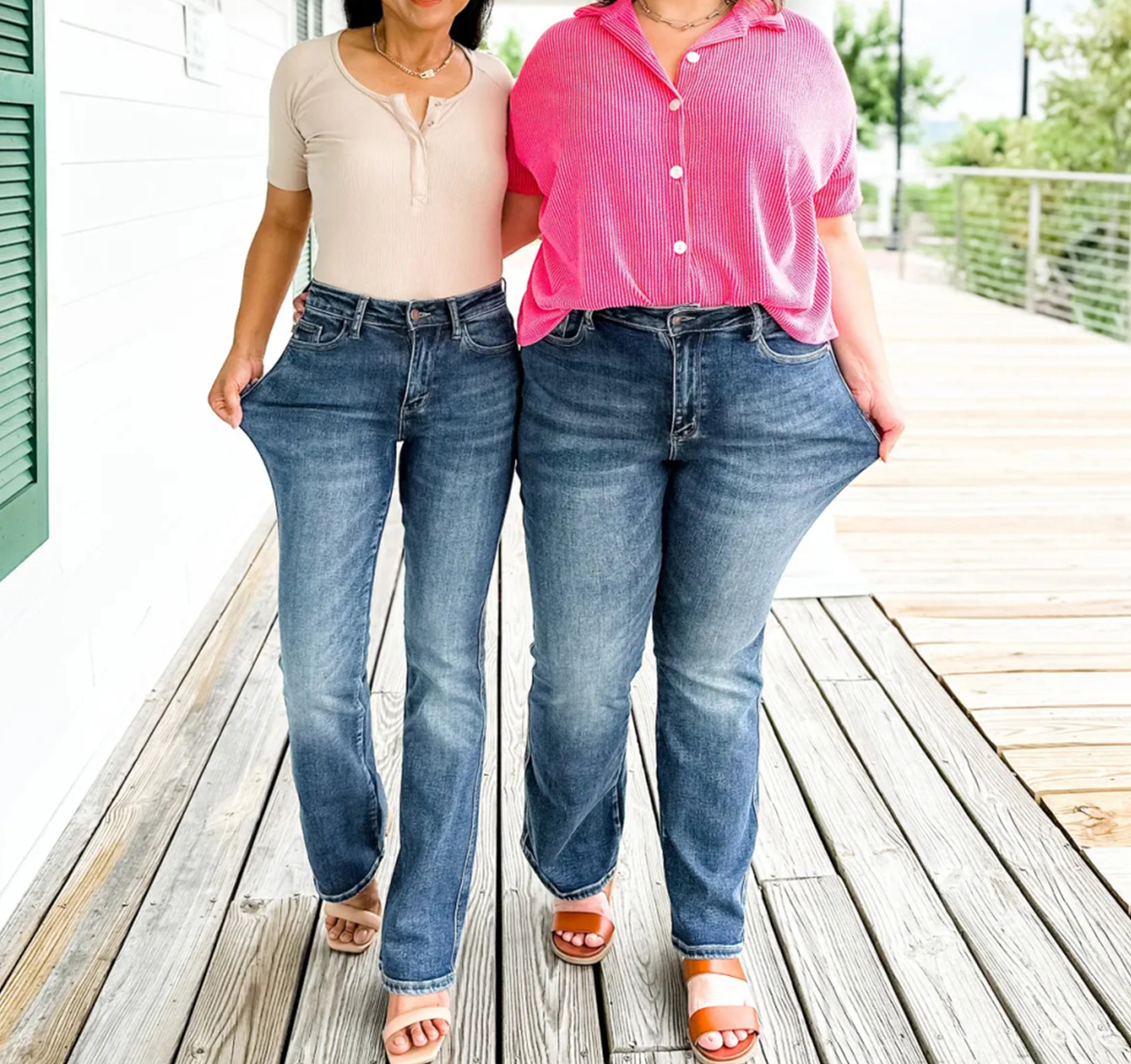 Tummy Control Bootcut Jeans (Buy 2 Free Shipping)-boocean.com