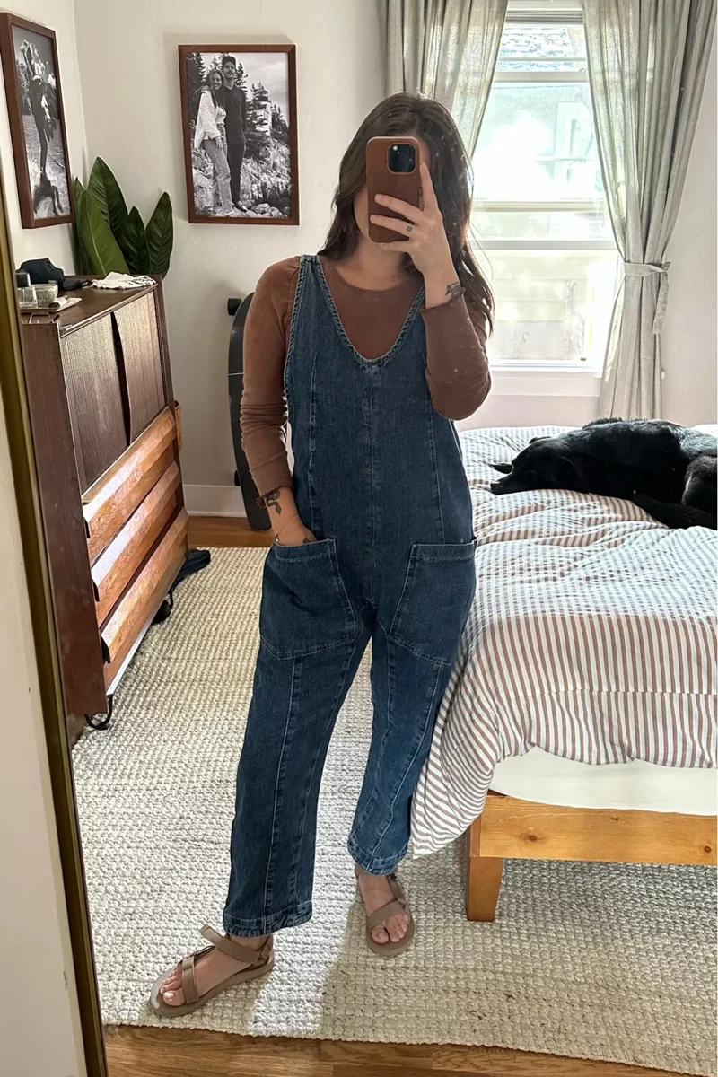 Versatile Denim Big Pocket Jumpsuit（BUY 2 FREE SHIPPING）