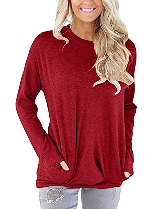 Solid Color Bat Long Sleeve T-Shirt(Buy 2 Free Shipping)
