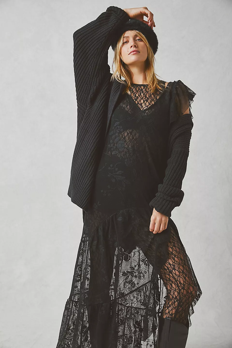 50% OFF🔥Knit Cardigan Open Front Button Oversized Coat