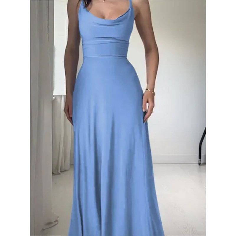 STRAPPY SOLID COLOR MIDI DRESS(BUY 2 FREE SHIPPING)