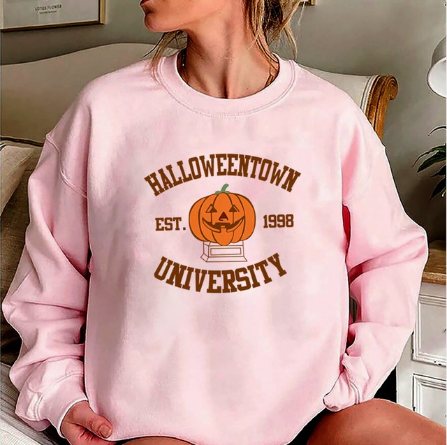 Women's Ghostly Fall Retro Halloween University Sweatshirt(BUY 2 FREE SHIPPING)