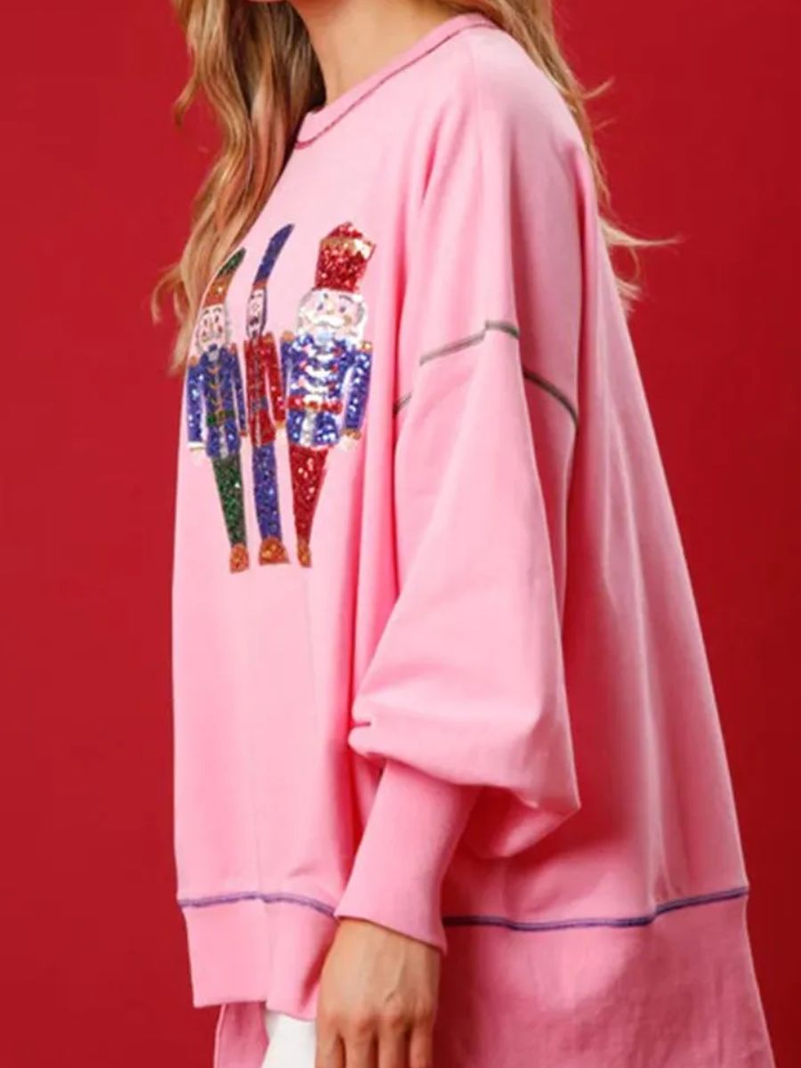 Black Friday 80% OFF🔥🎄CHRISTMAS SEQUIN NUTCRACKER SWEATSHIRT (BUY 2 FREE SHIPPING)