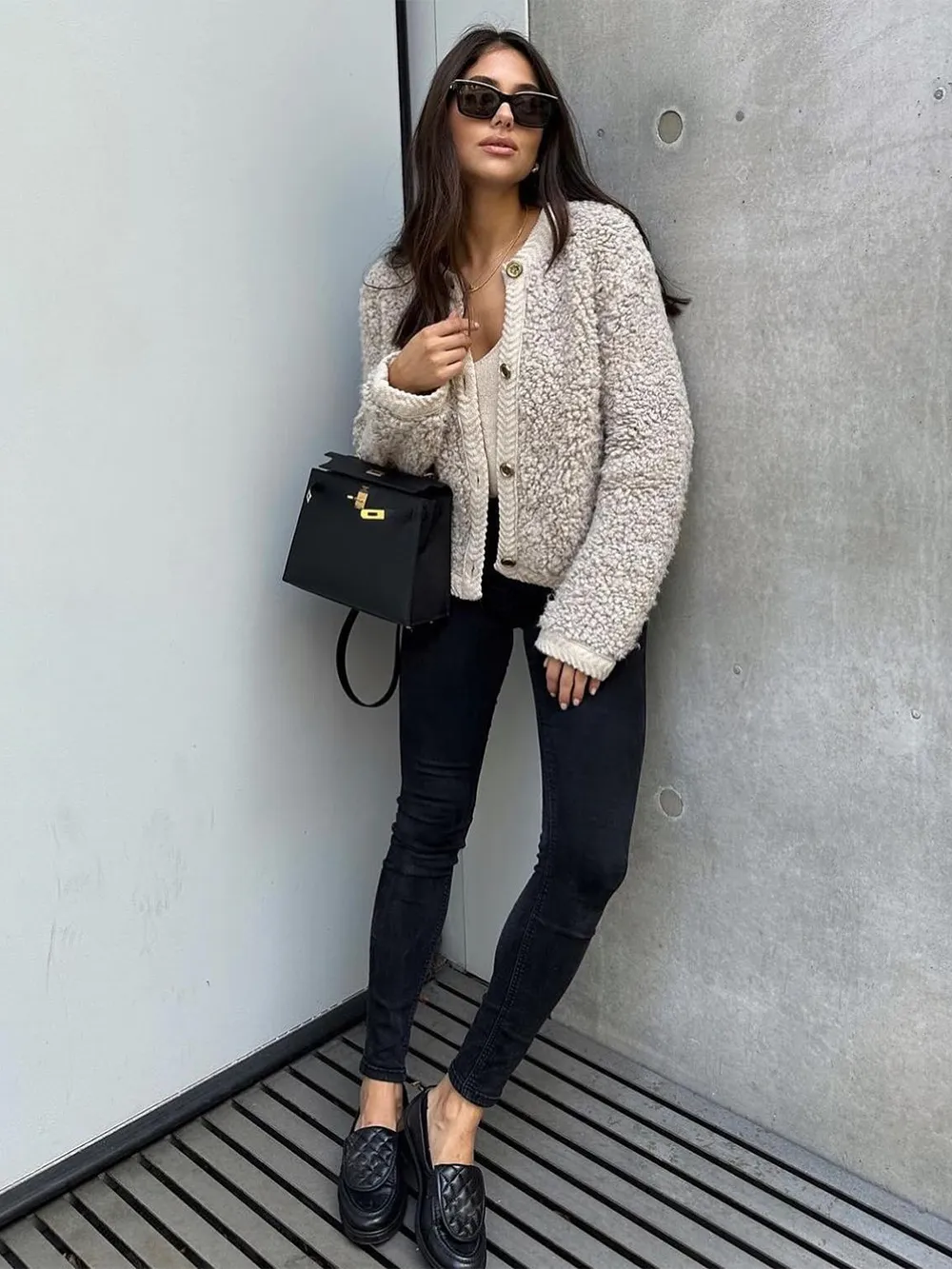 HOT SALE 🔥NEW Boucle Cardigan with Buttons(Buy 2 Free Shipping)