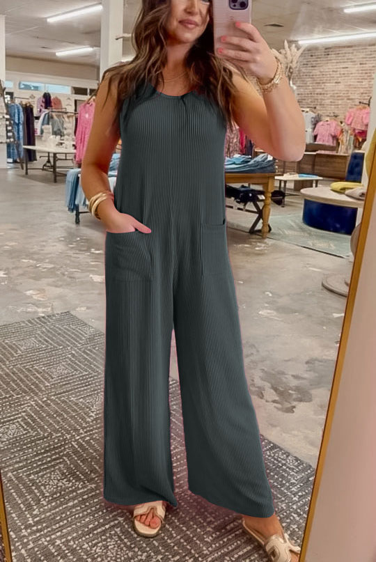 2024 Women's Ribbed Jumpsuit (Buy 2 Free Shipping)