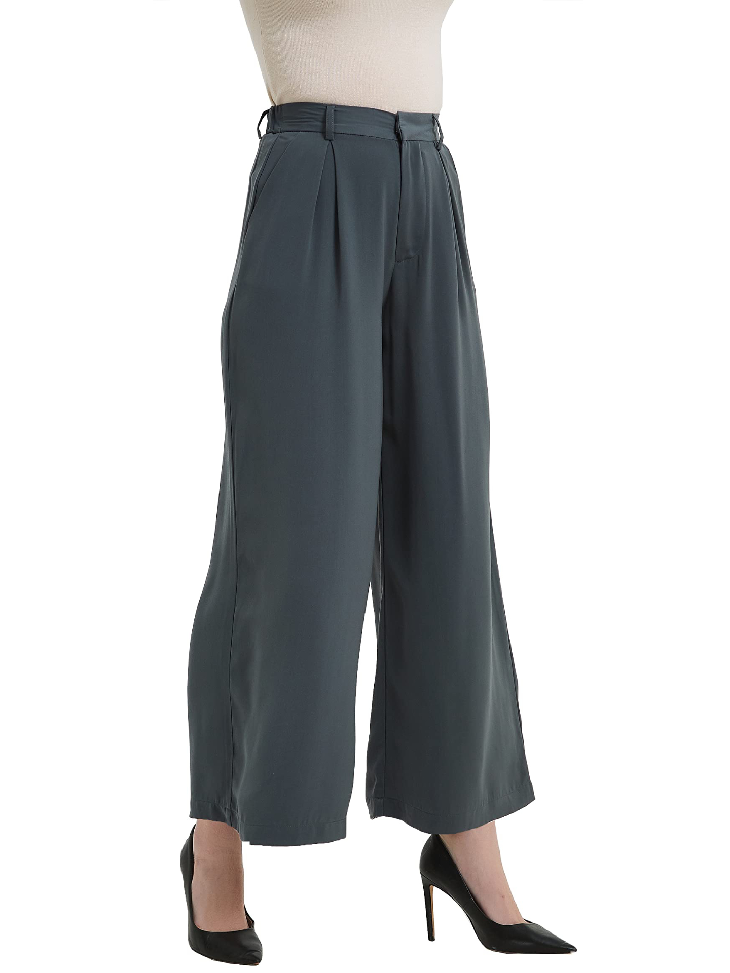 2024 Women’s High Waist Casual Wide Leg Pants(Buy 2 Free Shipping)