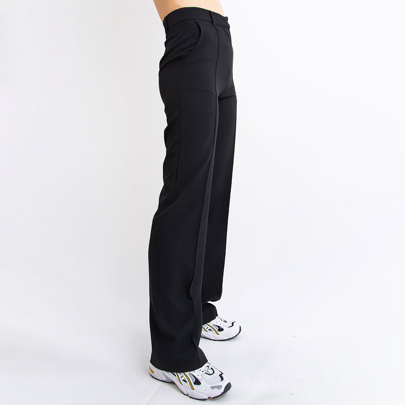 High Waisted Suit Pants With Straw Pleats 