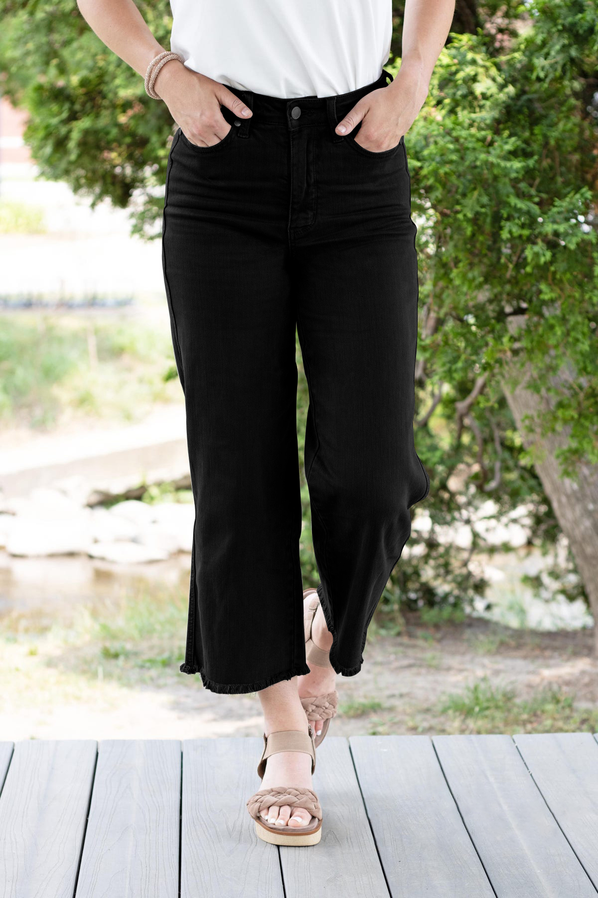 ✨THE BEST High-Rise Tummy Control  Wide Leg Denim(BUY 2 FREE SHIPPING)