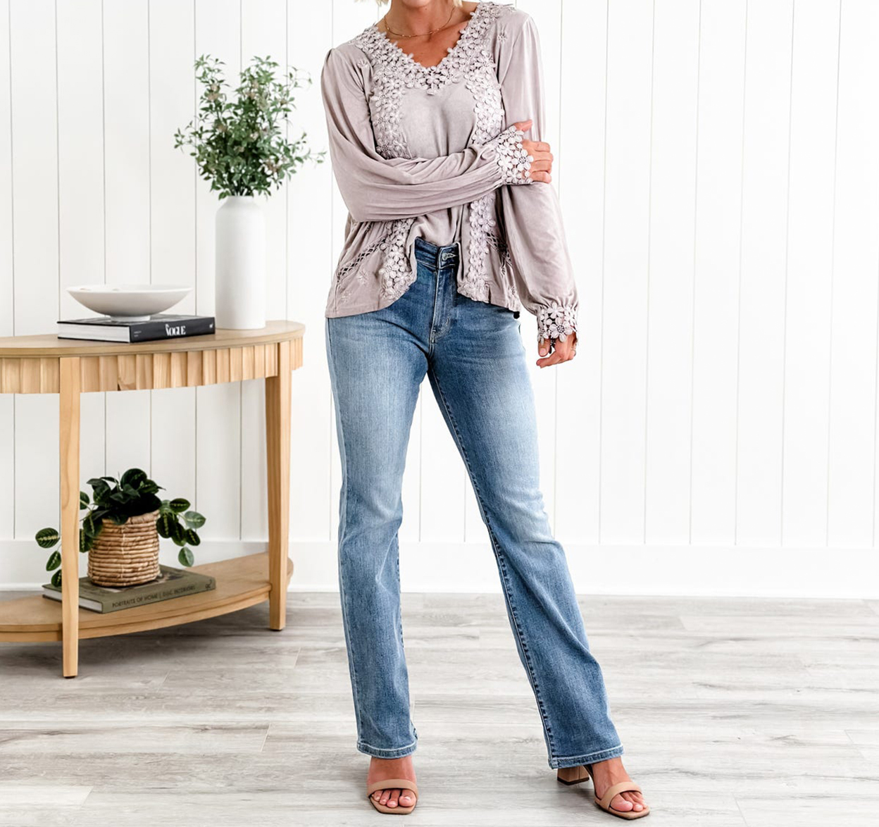 Tummy Control Bootcut Jeans (Buy 2 Free Shipping)-boocean.com