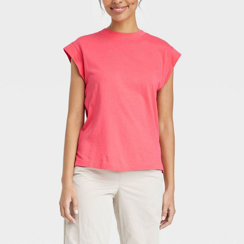 Cap Sleeve T-Shirt Summer Loose Tunic Tank Top