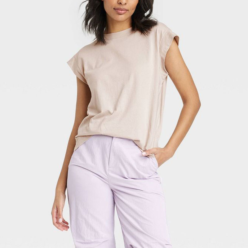 Cap Sleeve T-Shirt Summer Loose Tunic Tank Top