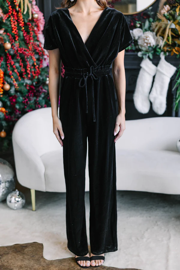 CHRISTMAS SALE 80% OFF⏰Women's Casual Short Sleeve Belted Long Wide Leg Pant One Piece Jumpsuit(BUY 2 FREE SHIPPING)