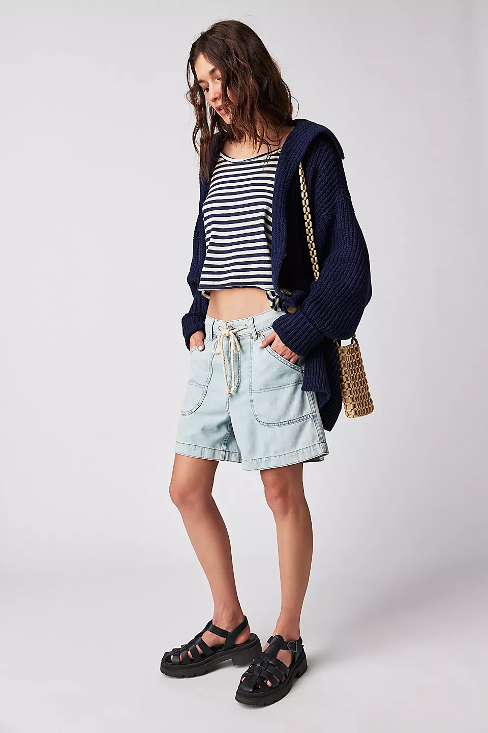 50% OFF🔥Knit Cardigan Open Front Button Oversized Coat