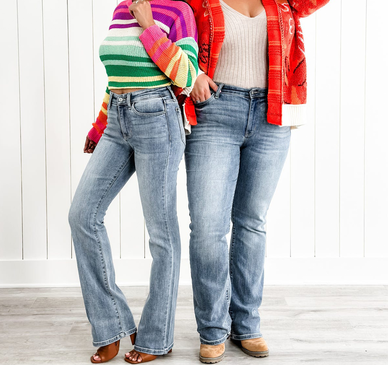 Tummy Control Bootcut Jeans (Buy 2 Free Shipping)-boocean.com