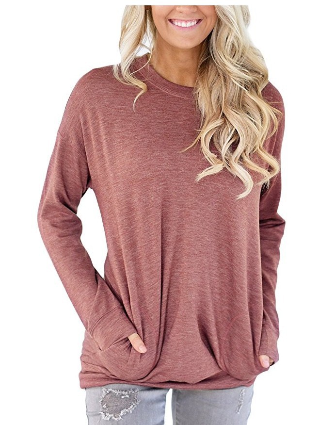 Solid Color Bat Long Sleeve T-Shirt(Buy 2 Free Shipping)
