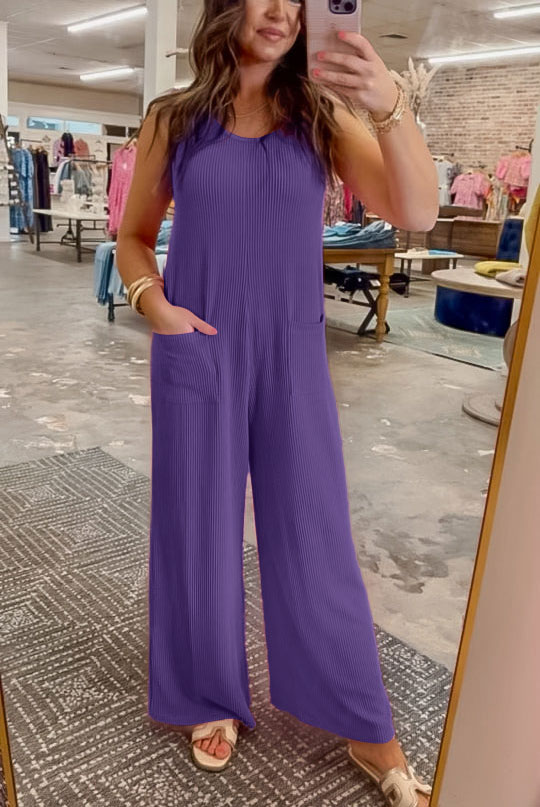 2024 Women's Ribbed Jumpsuit (Buy 2 Free Shipping)