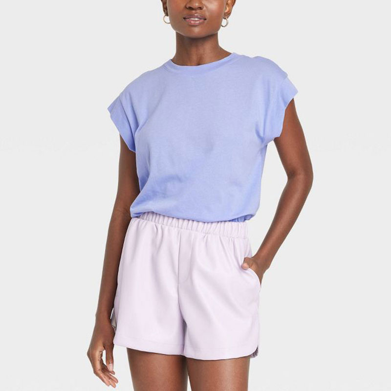 Cap Sleeve T-Shirt Summer Loose Tunic Tank Top