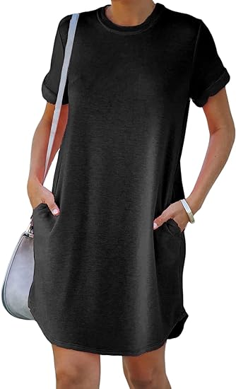 😍HOT SALE Women's Casual Summer Short Sleeve T-Shirt Dress  (BUY 2 FREE SHIPPING)