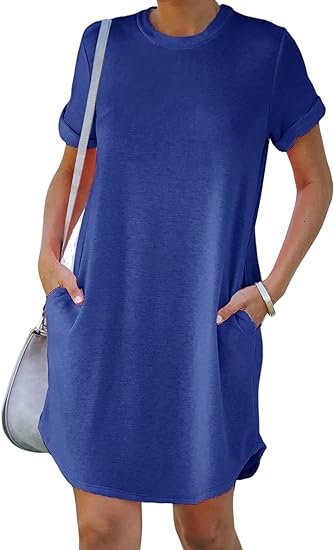 😍HOT SALE Women's Casual Summer Short Sleeve T-Shirt Dress  (BUY 2 FREE SHIPPING)