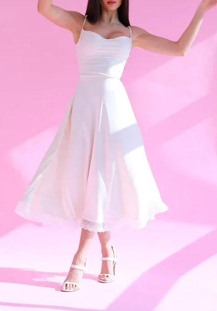 New Silk Cowl Maxi Dress