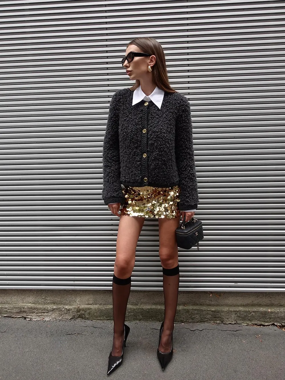 HOT SALE 🔥NEW Boucle Cardigan with Buttons(Buy 2 Free Shipping)