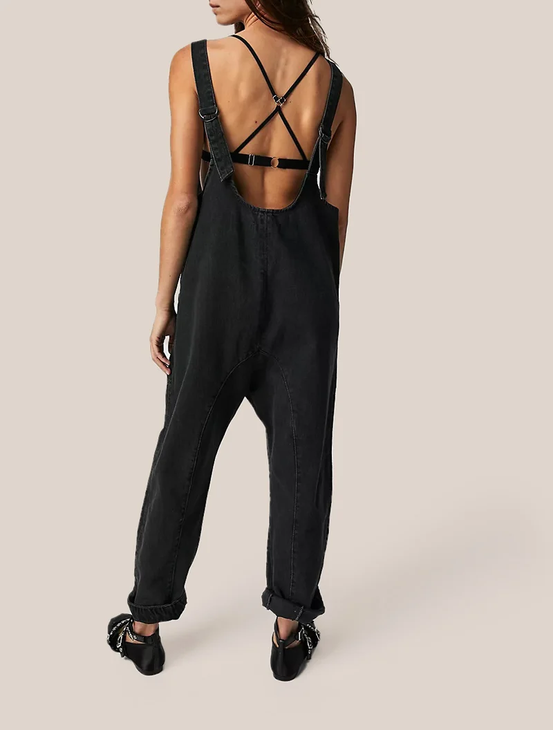 Versatile Denim Big Pocket Jumpsuit（BUY 2 FREE SHIPPING）
