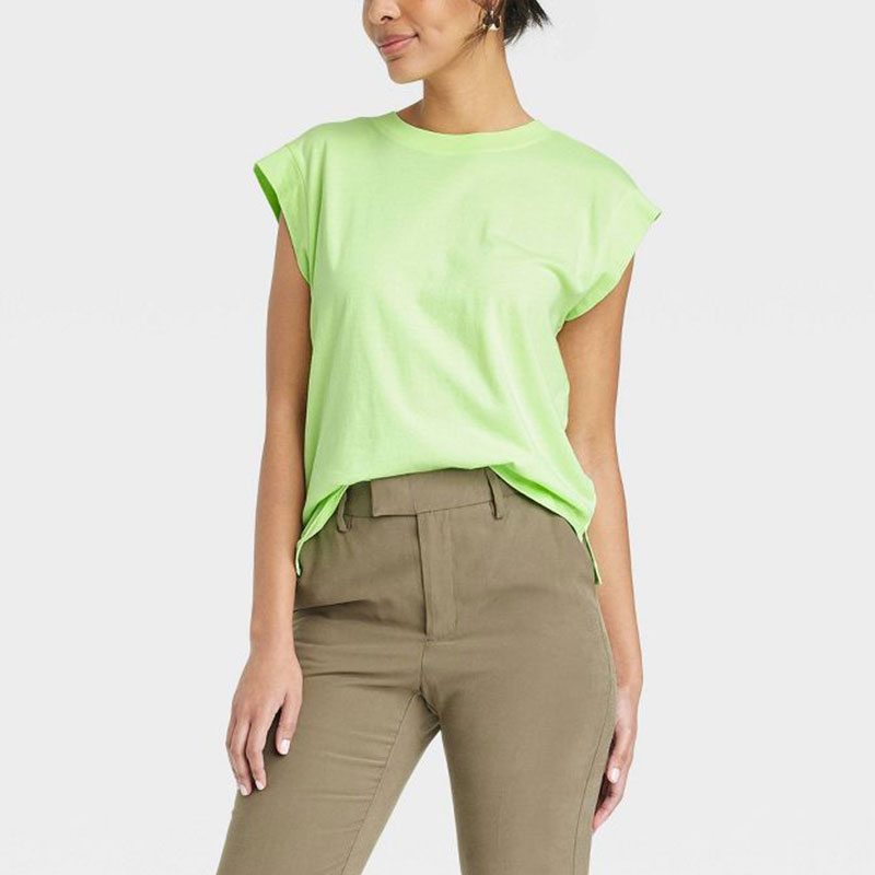 Cap Sleeve T-Shirt Summer Loose Tunic Tank Top