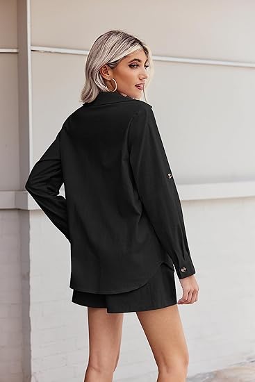 Women Summer Shirt& Shorts Two Piece (BUY 2 FREE SHIPPING)