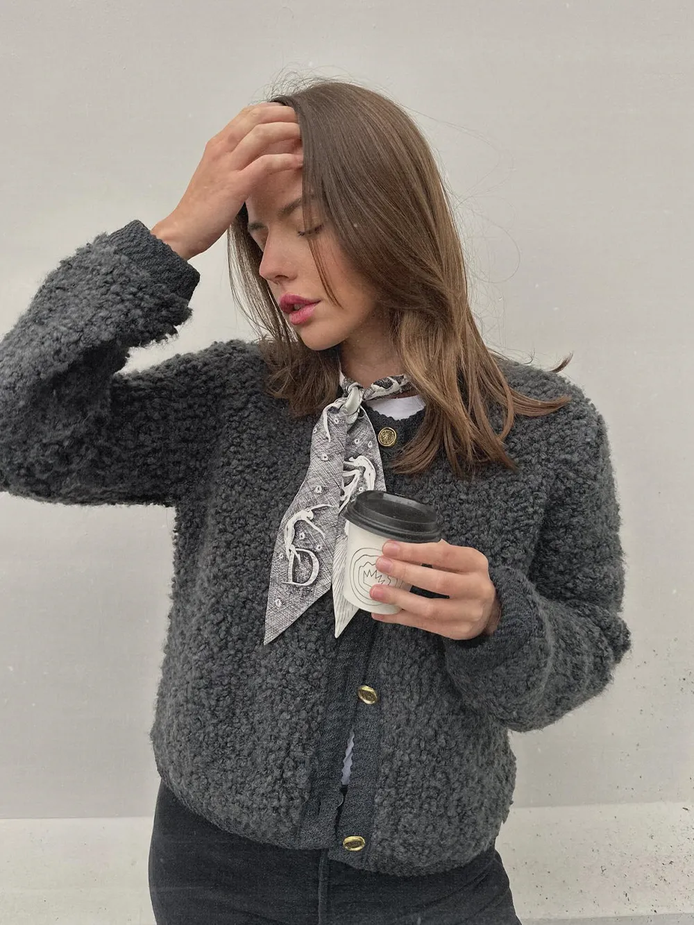 HOT SALE 🔥NEW Boucle Cardigan with Buttons(Buy 2 Free Shipping)