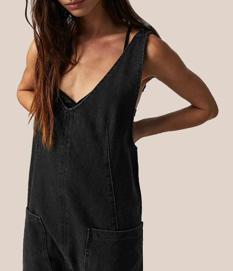 Versatile Denim Big Pocket Jumpsuit（BUY 2 FREE SHIPPING）