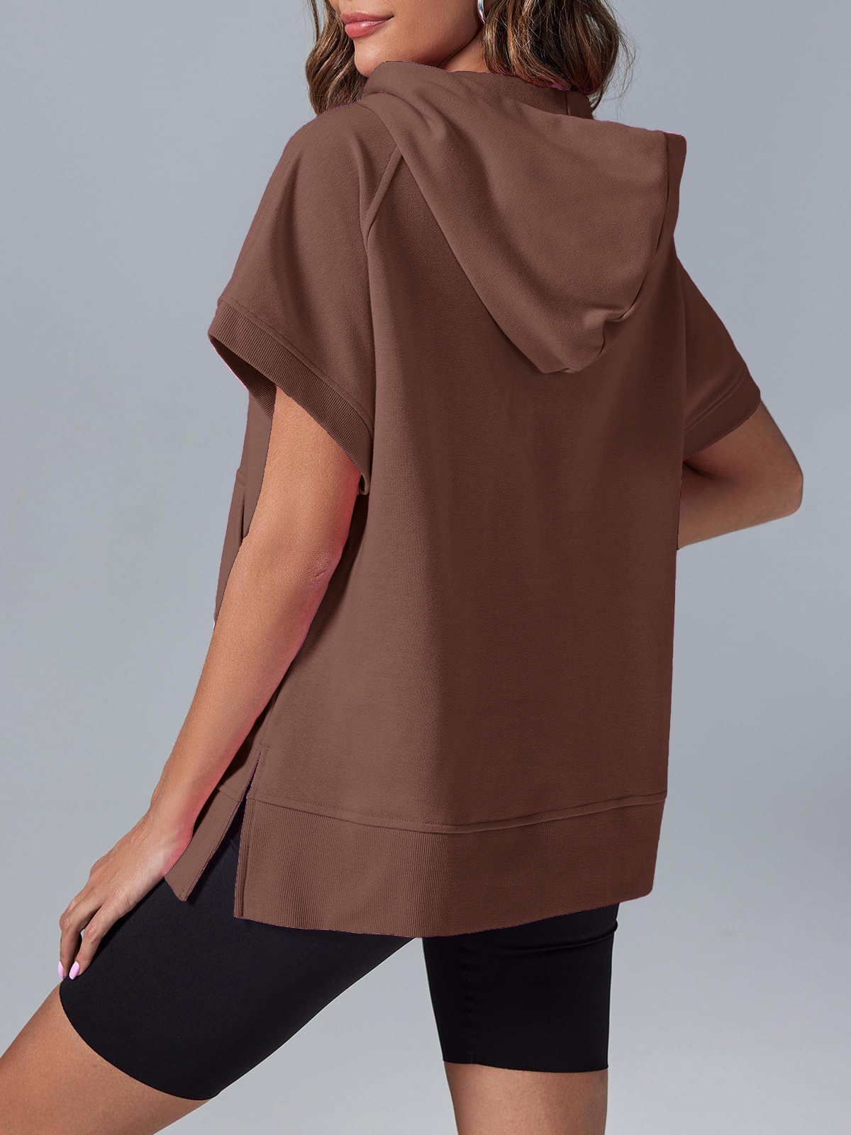 2024 New Women's Oversized Half Zip Hoodies(Buy 2 10% OFF)