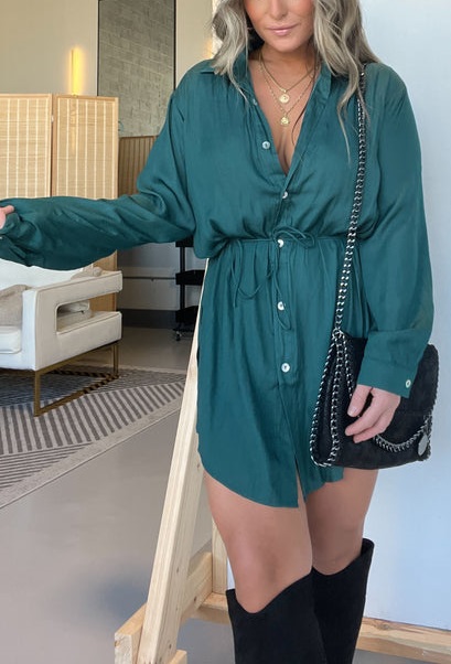 Hot Sale - Satin Covered Nights Romper Dress Set (Buy 2 Free Shipping)